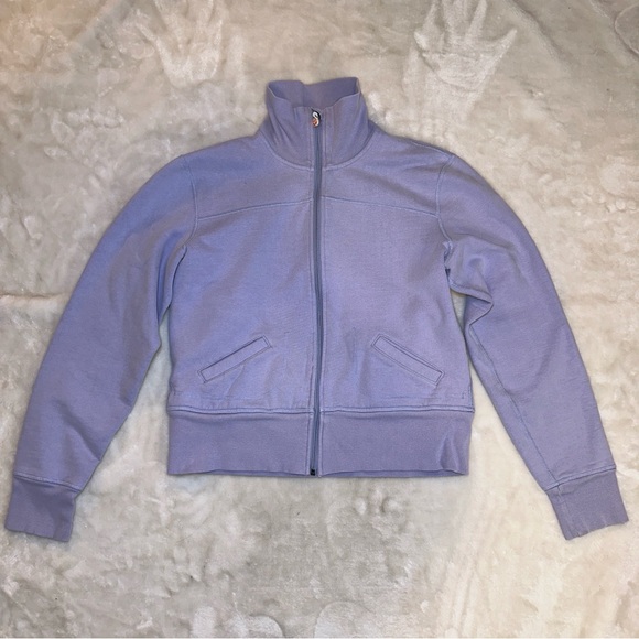 Lululemon Purple Scuba Zip-Up Sweatshirt Jacket Size 12 - Picture 2 of 11